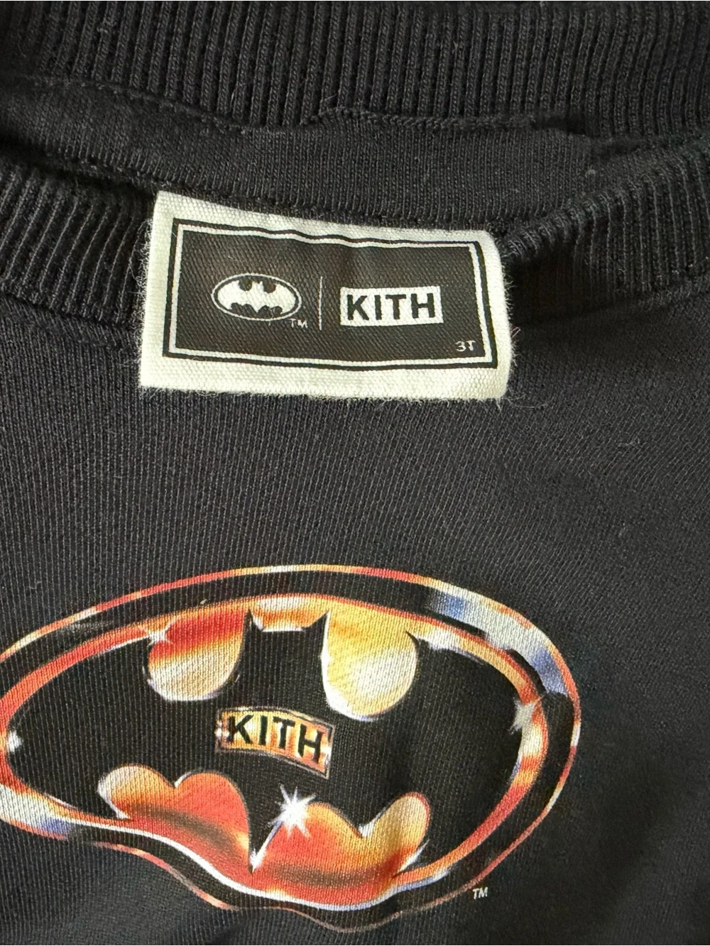 Kith Kids x Batman Kids Iconic Nelson Crewneck